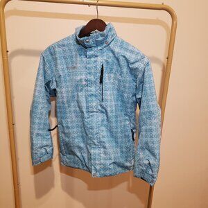 Descente DNA Hooded Ski Snowboarding Coat Jacket Turquoise Juniors 14 shred